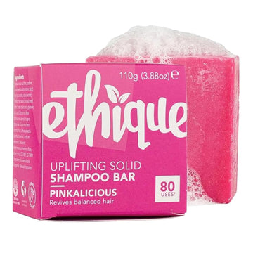 Ethique Pinkalicious Shampoo Bar - Softer, Shinier Hair With Coconut Oil - Hydrating, Natural Ingredients, Cruelty-Free, Vegan 3.88 Oz (Pack Of 1)