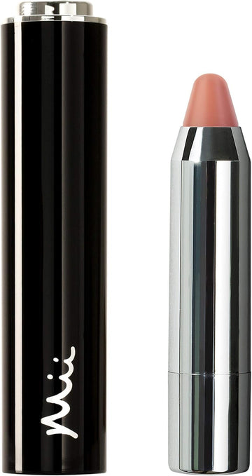 Mii Cosmetics Click & Colour Lip Crayon - Long Lasting Satin Crayon Lipstick - Pinot Blush