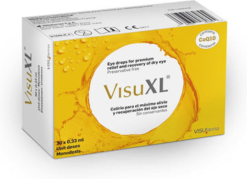 Visuxl Eye Drops 30 X 0.3 Millilitres Unit Dose Vials X3 Pack