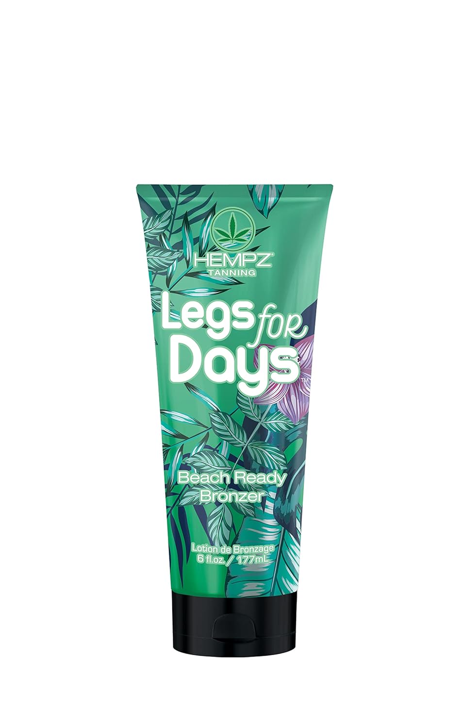 Hempz Tanning Lotion - Legs For Days Beach Ready Bronzer - Moisturizing Self-Tanning Lotion For Tanning Beds, Beach, Sun - 6 Fluid Ounces