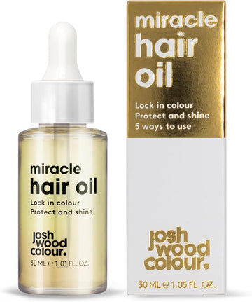 Josh Wood Colour Miracle Hair Oil, Lock In Colour, Protect And Shine 30Ml