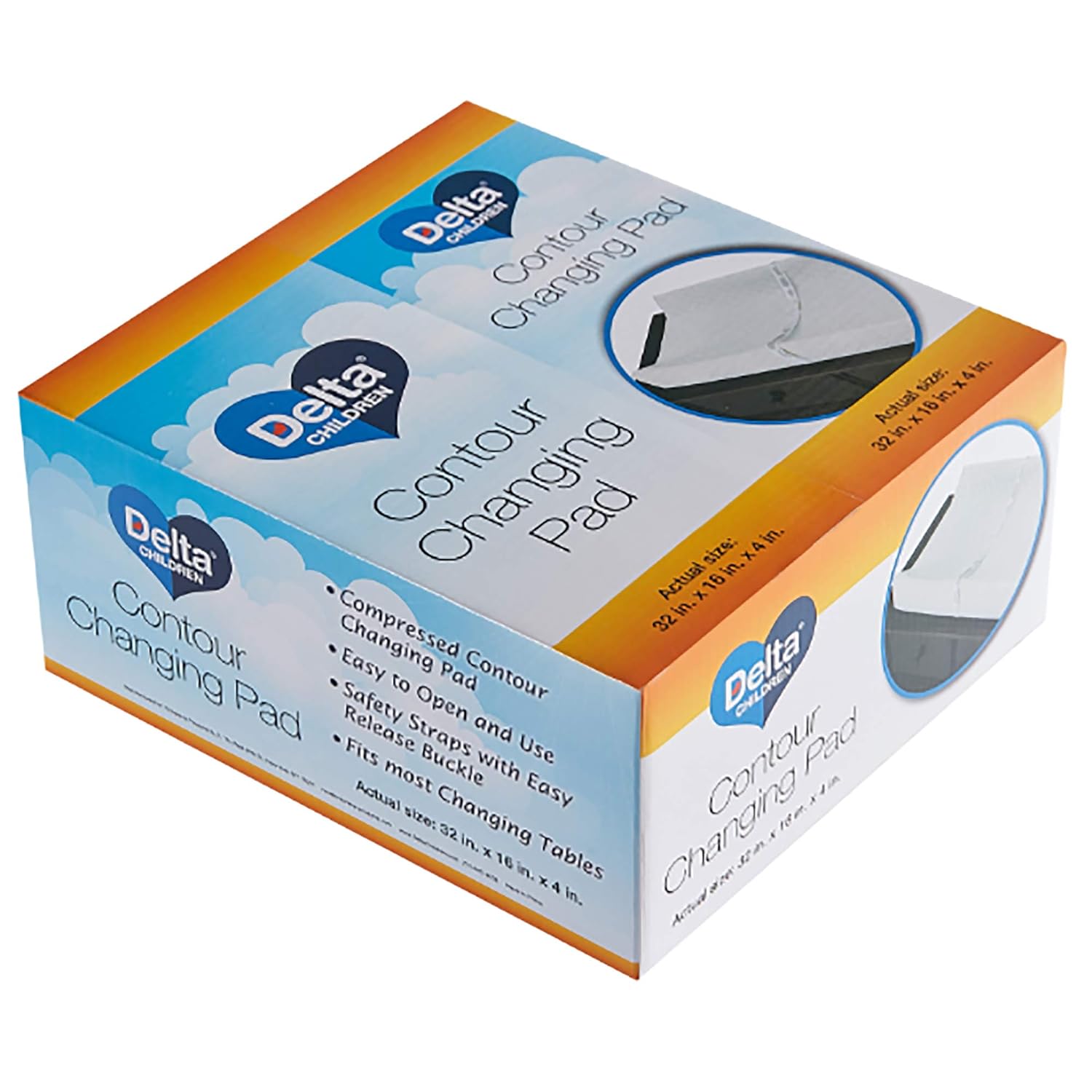 Delta Children Foam Contoured Changing Pad With Waterproof Cover