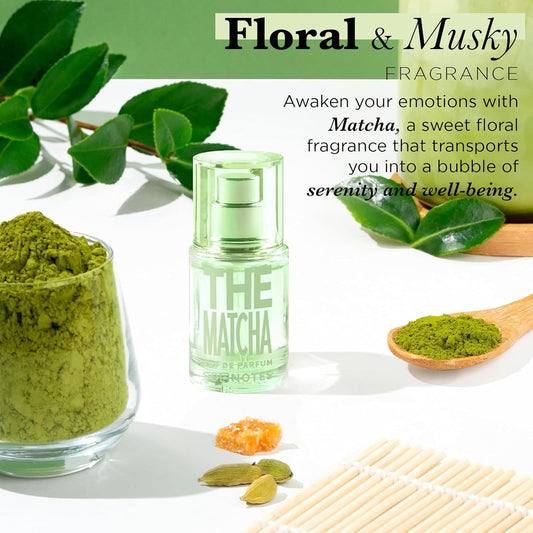 Solinotes Matcha Tea Perfume For Women, 0.5 Fl Oz/ 15 Ml Eau De Parfum, Delicate Floral And Soothing Scent With Premium Ingredients - Clean Perfume, Cruelty Free, Vegan, Made In France