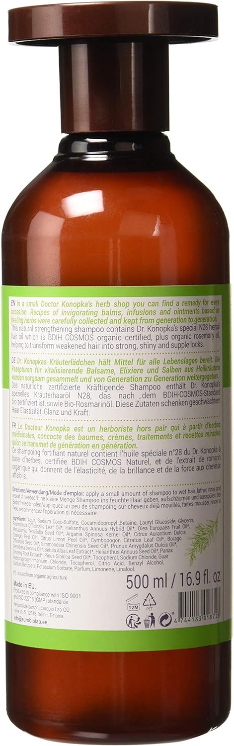 Dr.Konopka'S Strengthening Shampoo, 500 Ml