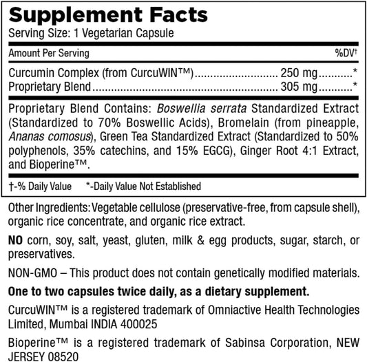 Mt. Angel Vitamins: Inflameze Advanced. Joint Health, Collagen Protection, Turmeric Supplement, 60 Capsules