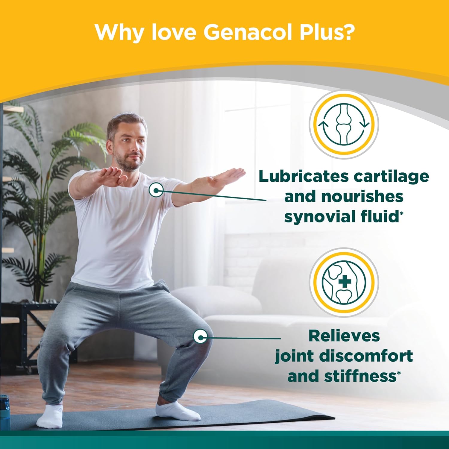 Genacol Plus – Glucosamine And Collagen Joint Supplement, Lubricates, Protects And Maintains Heathy Joints, Relieves Joint Discomfort Plus, 180 Capsules (60-Day Supply) : Health & Household