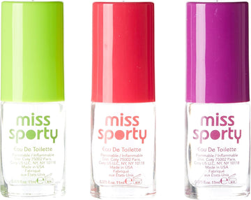 Miss Sporty Eau Booster Pump Up, Eau Clubbing Proof And Eau Crush On You Gift Set