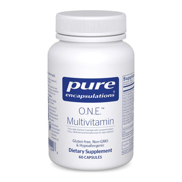 Pure Encapsulations O.N.E. Multivitamin - Once Daily Multivitamin With Antioxidant Complex Metafolin, Coq10, And Lutein To Support Vision, Cognitive Function, And Cellular Health Capsules