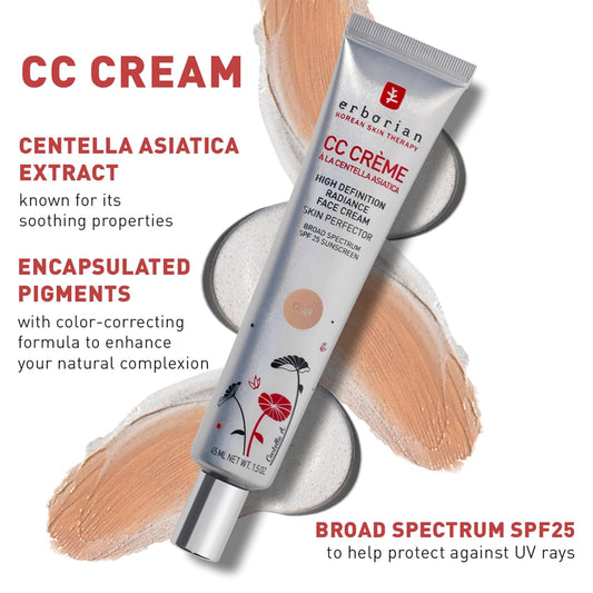 Erborian Color Correcting Cc Cream With Centella Asiatica