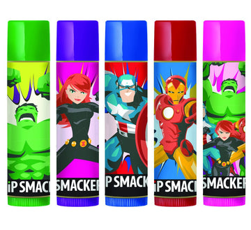 Lip Smacker Marvel Avengers Storybook Collection, Set of 5 Flavored Lip Balms : Beauty & Personal Care