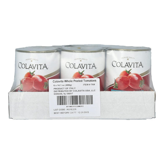 Colavita Canned Tomatoes - Whole Peeled, 14.1oz Can