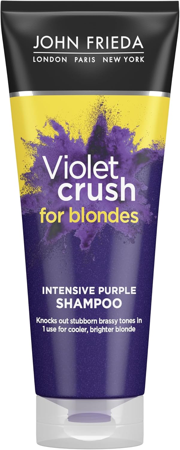 John Frieda Violet Crush Intensive Purple Shampoo For Blonde Hair, 250Ml