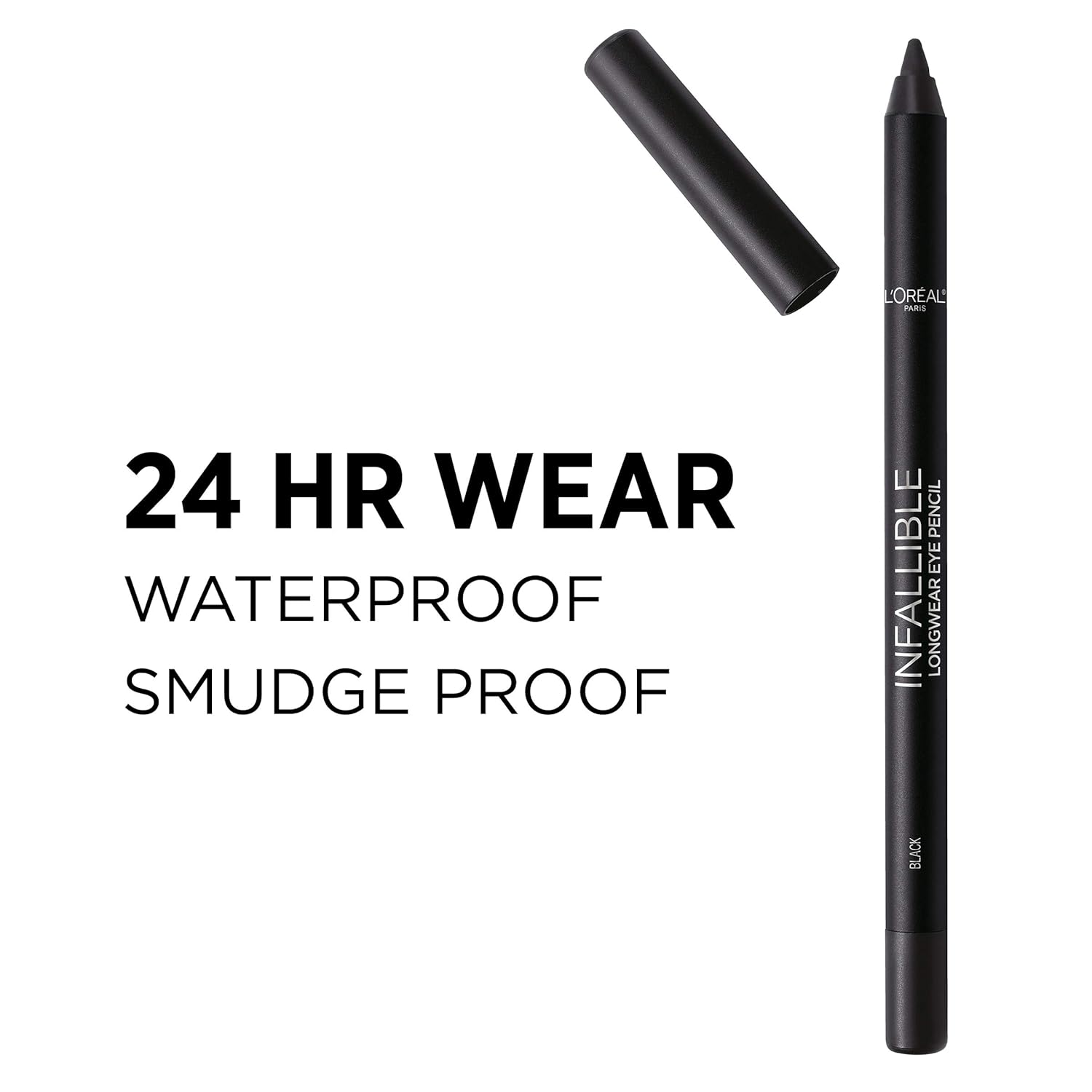 L'Oreal Paris Makeup Infallible Pro-Last Pencil Eyeliner, Waterproof and Smudge-Resistant, Glides on Easily to Create any Look, Purple, 0.042 oz. : Beauty & Personal Care