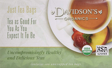 Davidson'S Organics, Ginger Spice, 100-Count Unwrapped Tea Bags