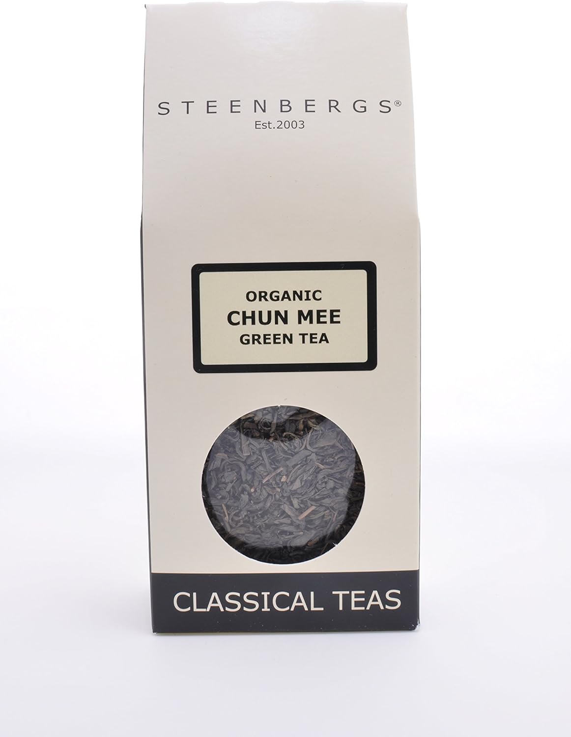 Steenbergs Organic Chun Mee Tea - Loose Leaf Chinese Green Tea - 80G