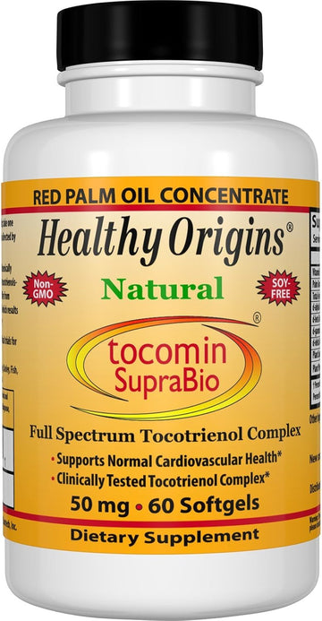 Healthy Origins Tocomin SupraBio - 50 mg - 60 Softgels