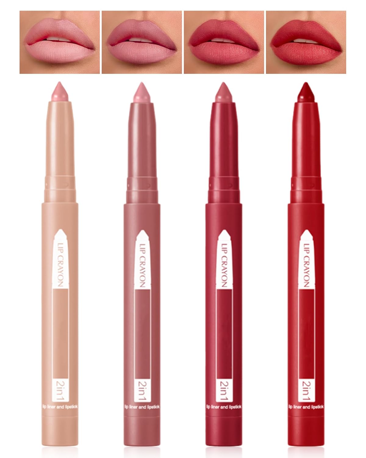 Hydrating Tinted Lip Balm, Glossy Lip Balm Plumper, Long Lasting Lipgloss Creamy Lipstick, Lightweight High-Pigment Lip Stain Pen Lip Crayon Stick,Valentine'S Day Makeup Gift For Women -04#Cherry Red