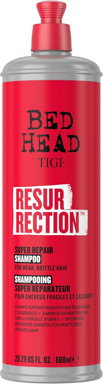 Bed Head By Tigi Resurrection Super Repair Shampoo, 600Ml – Repairing Shampoo For Dry, Brittle And Damaged Hair With Added Moisture And Nourishment??