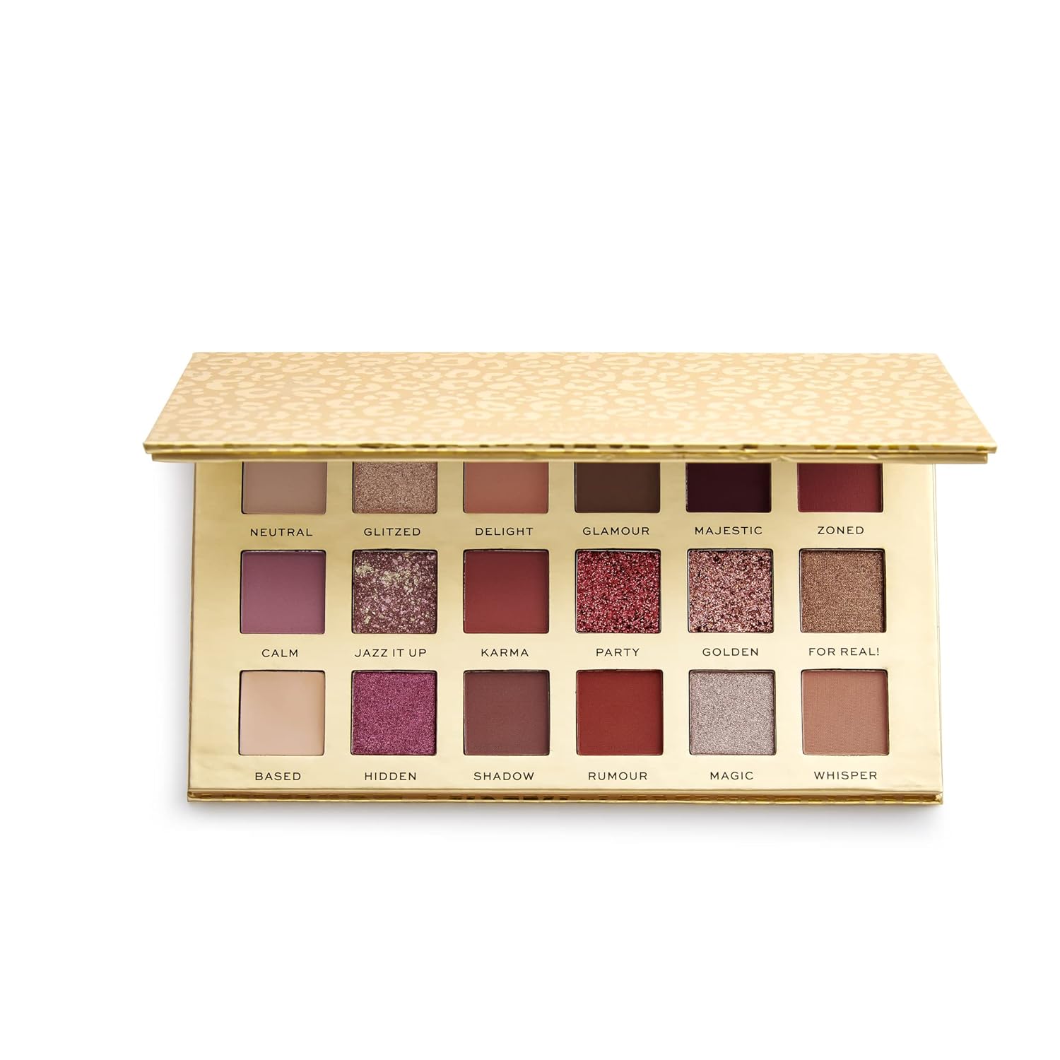 Revolution Pro Eyeshadow Palette, Glitter, Matte & Pearl Pigments, 18 Panned Shadows, Vegan & Cruelty-Free, New Neutral, 0.63 Oz : Beauty & Personal Care