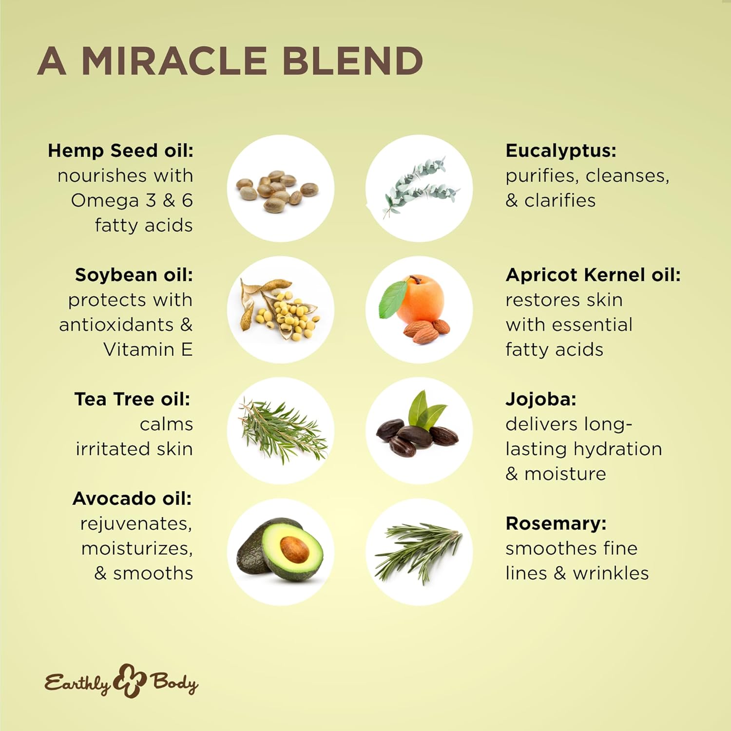 Earthly Body Miracle Oil, 1 Ounce : Beauty & Personal Care