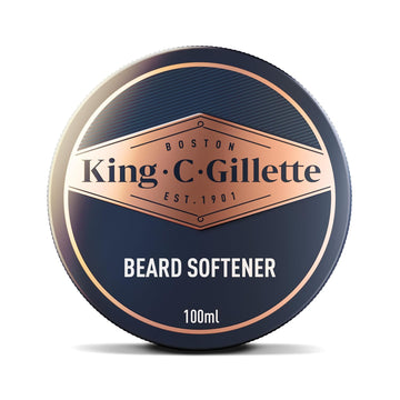 King C. Gillette Soft Beard Balm, Deep Conditioning With Cocoa Butter, Argan Oil And Shea Butter