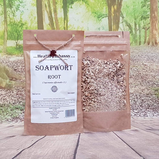 Health Embassy Soapwort Root (Saponaria Officinalis L), 50 G