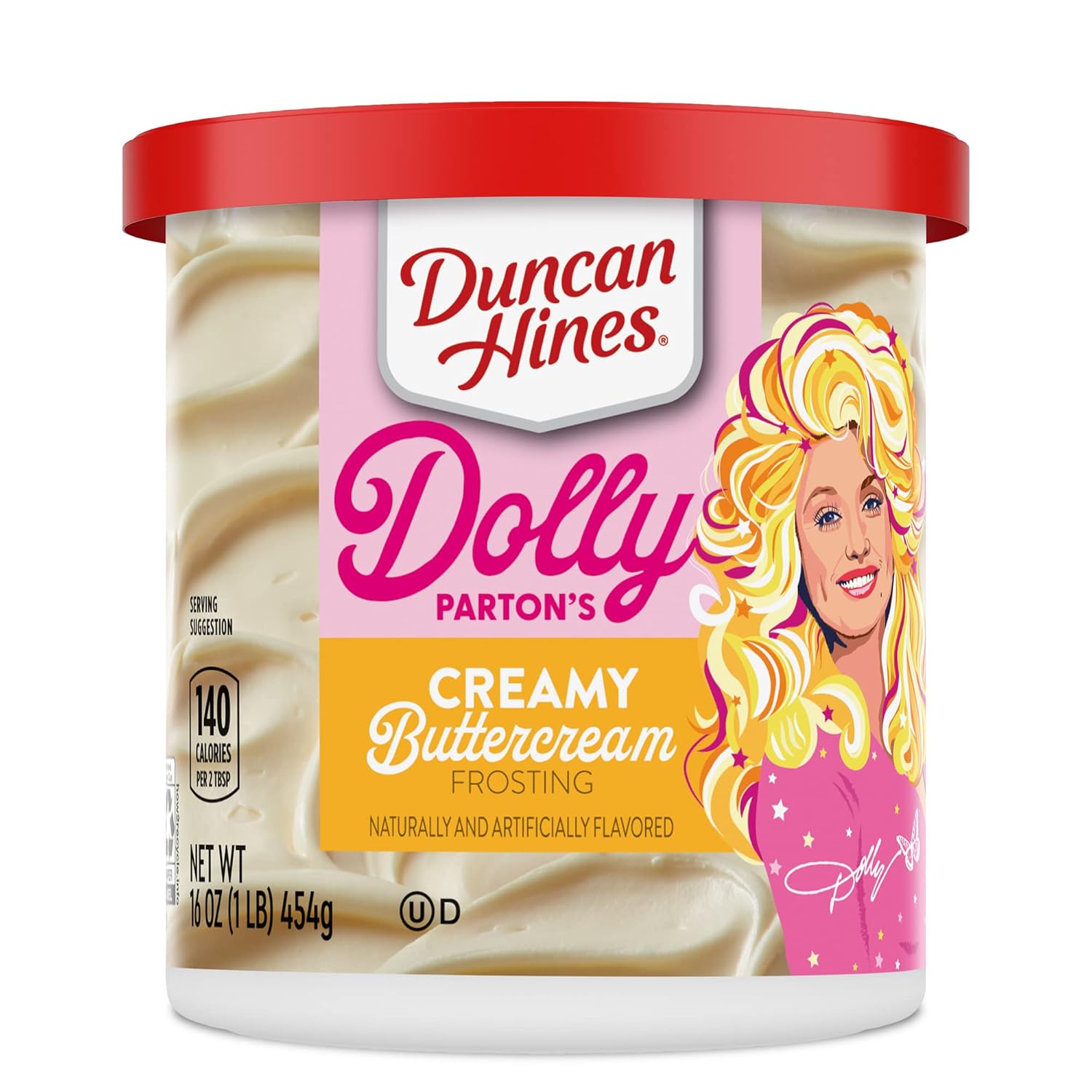 Duncan Hines Dolly Parton'S Creamy Buttercream Frosting, 16 Oz