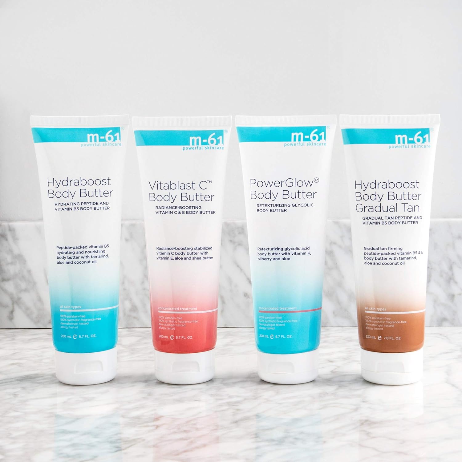 M-61 Hydraboost Body Butter | Hydrating And Firming Body Butter With Peptides, Vitamin B5 And Coconut Oil, 6.7 Fl Oz : Beauty & Personal Care