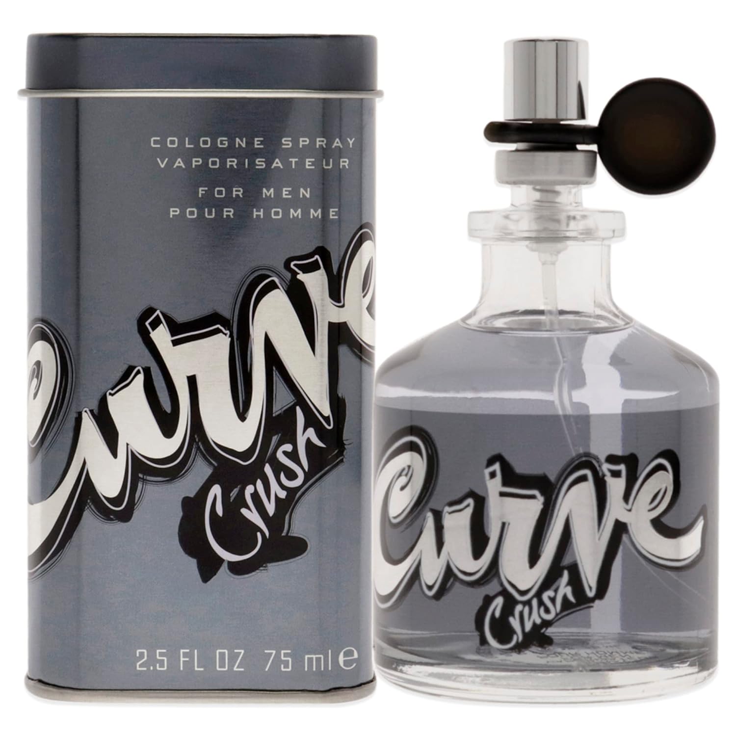 Curve Men's Cologne Fragrance Spray, Casual Day or Night Scent, Curve Crush, 2.5 Fl Oz : Mens Colog : Beauty & Personal Care