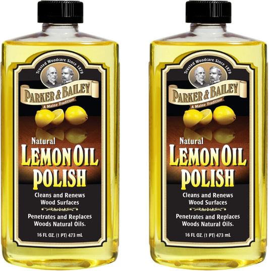 Parker & Bailey Natural Lemon Oil Polish 16oz - Pack of 3