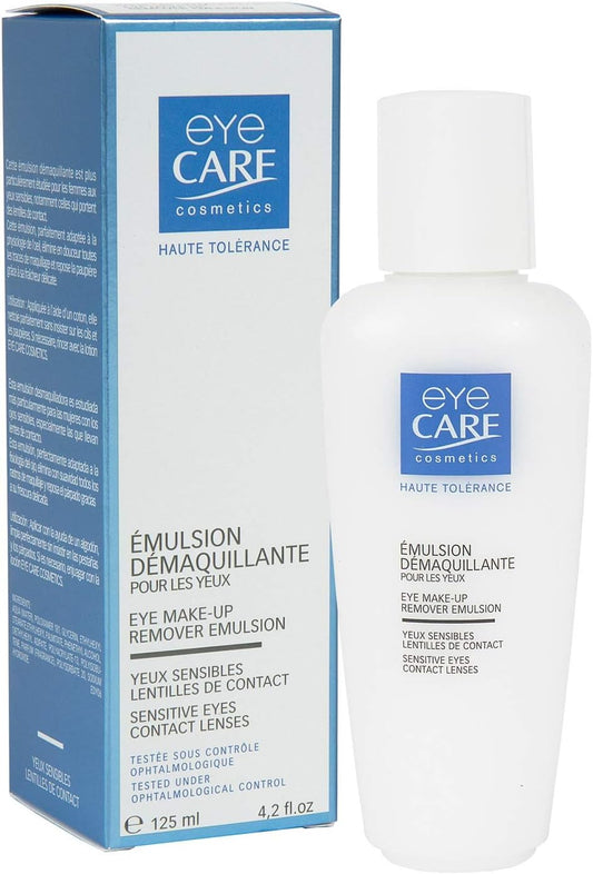 Eye Care Cosmetics Eye Make-Up Remover Emulsion 125Ml Milk Base White