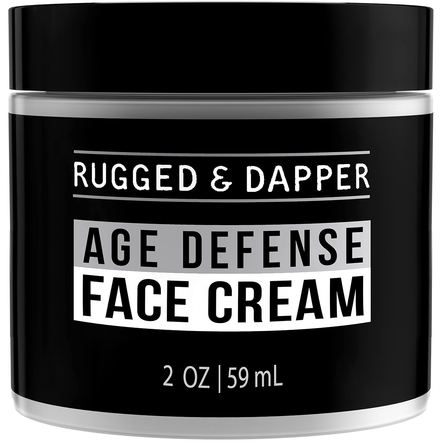 Rugged & Dapper Mens Anti Aging Face Cream, Mens Face Cream, Mens Face Lotion, Anti Aging Cream For Men, Mens Wrinkle Cream Face, Anti Aging Face Moisturizer For Men, Mens Face Moisturizer, 2 Oz