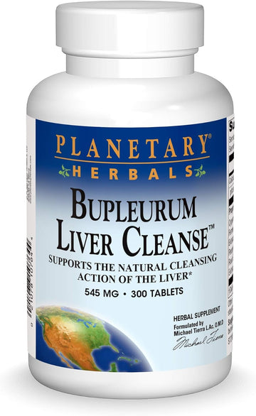 Planetary Herbals: Bupleurum Liver Cleanse 545 mg 300 Tablet