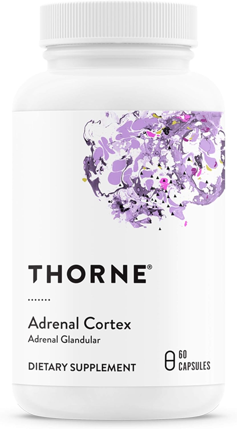 THORNE Adaptogen & Adrenal Support Bundle - Natural Solutions for Coping with Stress - Rhodiola and Adrenal Cortex - 60 Servings : Health & Household