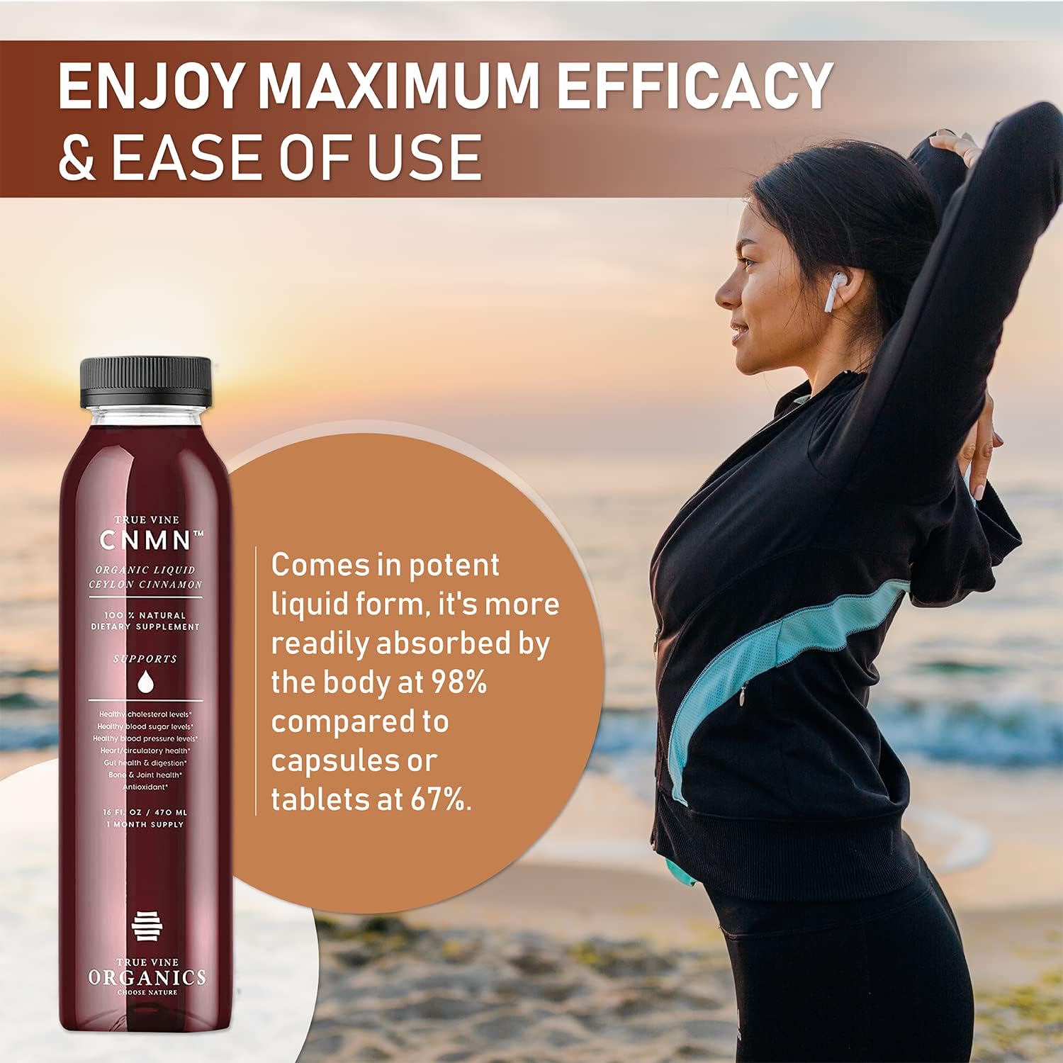 Live Conscious Collagen Peptides Powder - Chocolate Collagen Powder - Hair, Skin, Nail, And Joint Support - Type I & Iii Grass-Fed Collagen Supplements For Women And Men - 30 Servings - 15Oz