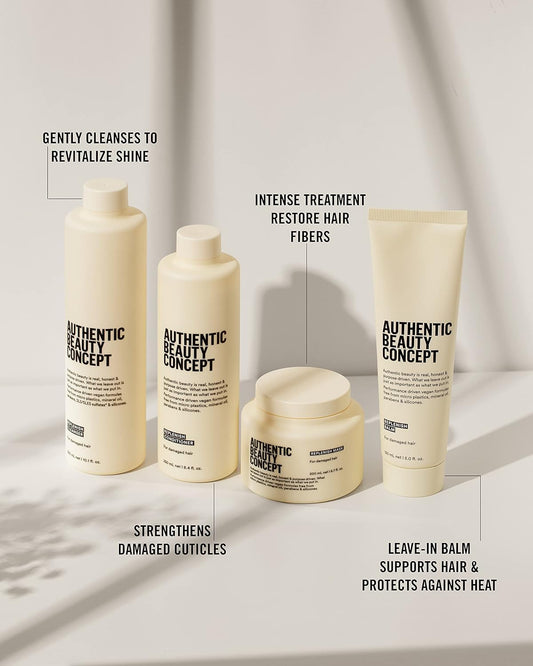 Authentic Beauty Concept Replenish Balm | Replenishing Hair Balm For Damaged Hair | Protects From Blow Dry Damage & Strengthens Hair | Vegan & Cruelty-Free | Silicone-Free | 5 Fl. Oz
