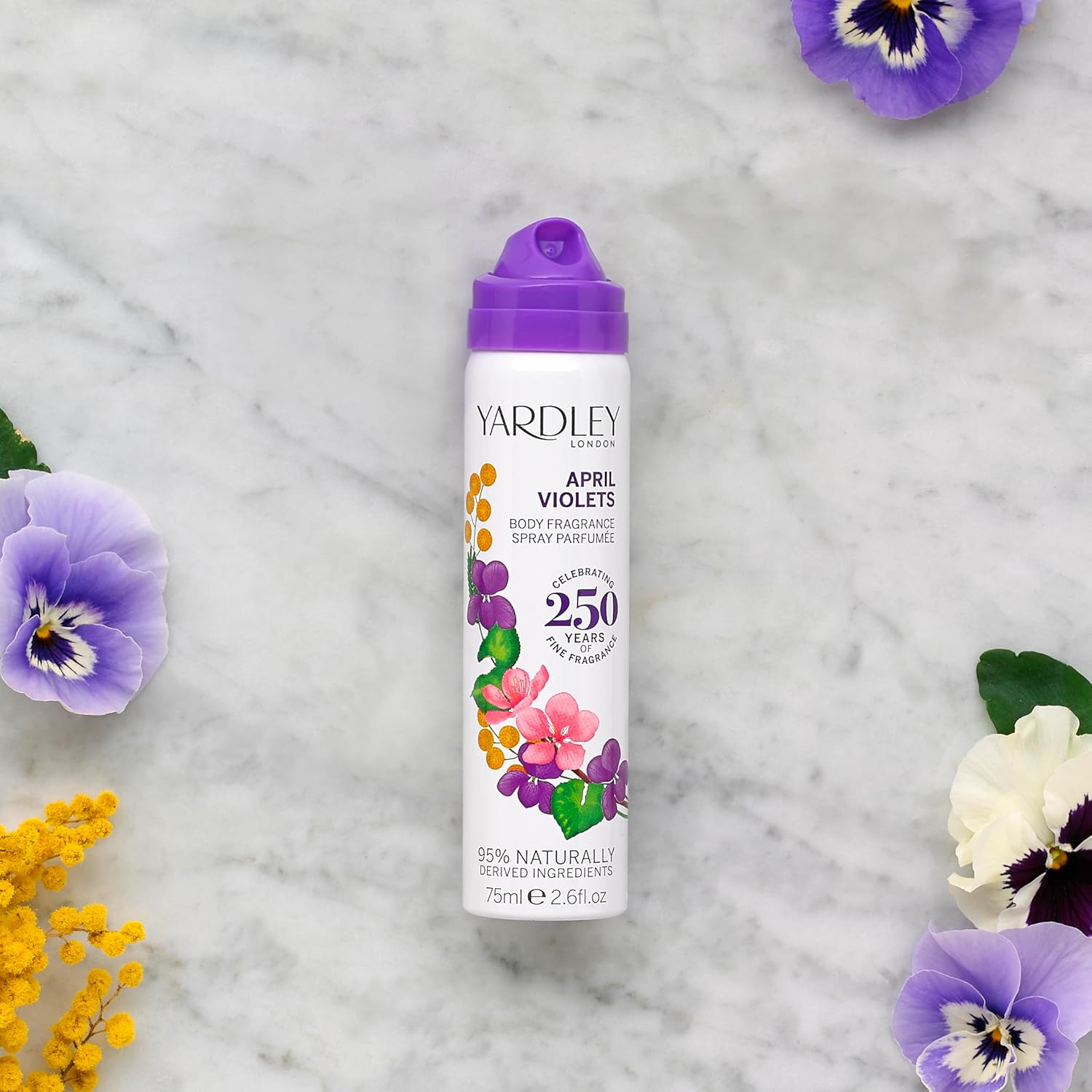 Yardley London April Violets Body Spray 75 ml1 Units : Amazon.co.uk: Beauty