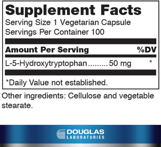 Douglas Laboratories - 5-Htp (50 Mg.) - Brain Serotonin Precursor - 100 Capsules