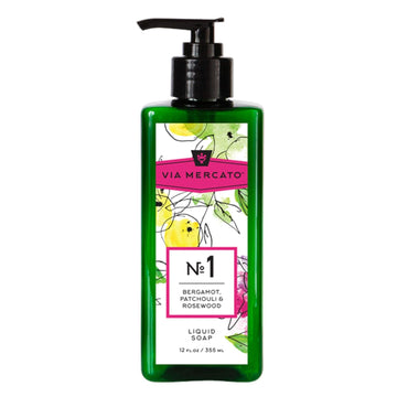Liquid Soap, Shea Butter Enriched (12 Oz), No. 9 - Grape, Black Currant & Musk