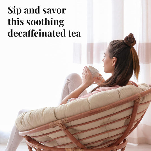 The Republic Of Tea Decaf Ginger Peach Black Full-Leaf Loose Tea 3.5 Ounce Tin | Steeps 50 Cups