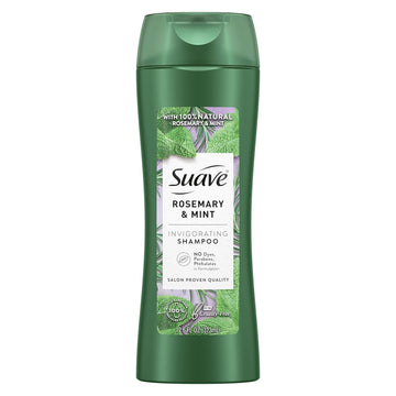 Suave Shampoo To Revitalize Hair Rosemary and Mint Invigorating for Dry Hair, 12.6 Fl Oz