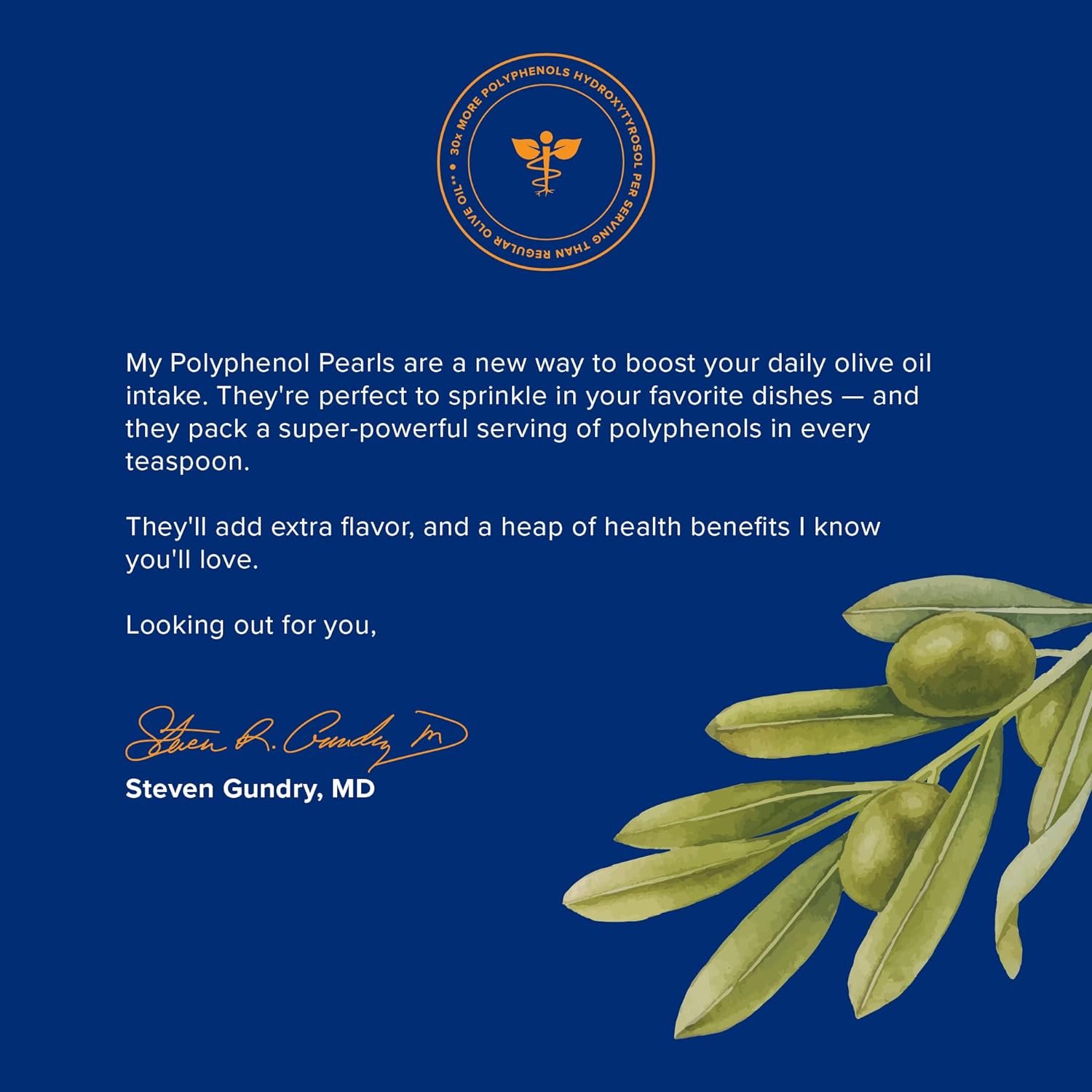 Gundry MD Polyphenol Rich Olive Oil (Olive Oil Pearls) : Grocery & Gourmet Food