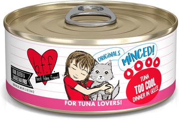 Weruva Best Feline Friend (B.F.F.) Tuna Too Cool With Red Meat Tuna In Gelée Cat Food, 5.5Oz Can (Pack Of 24)