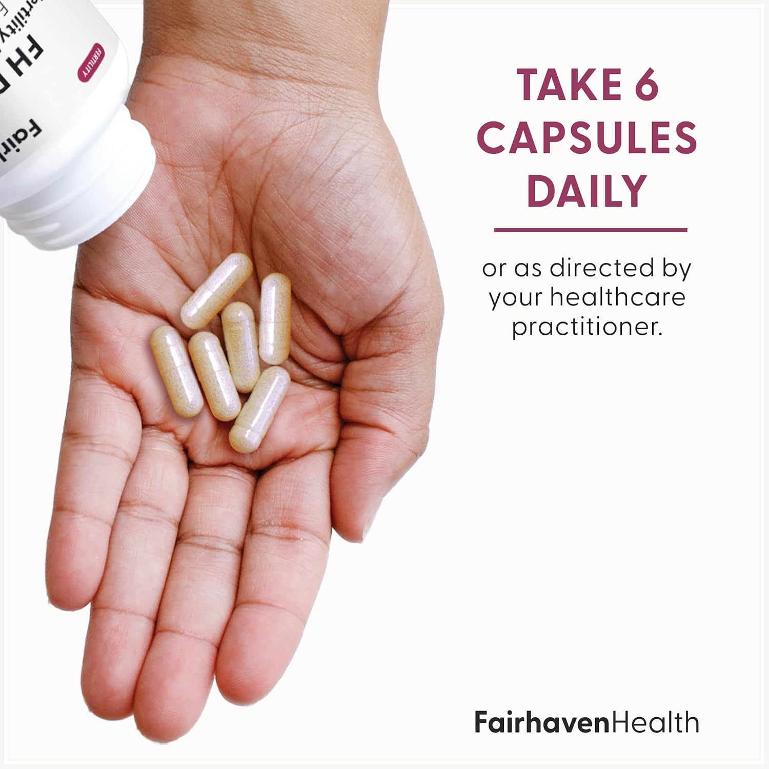 Fairhaven Health Fh Pro For Women | Clinically Studied Fertility Supplements For Women | Aids Ovulation, Hormonal Balance, & Regular Cycles* | Conception For Her Fertility Support | 180 Capsules : Health & Household