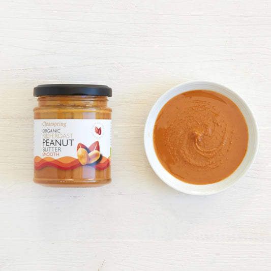 Clearspring Organic Rich Roast Peanut Butter - Smooth - 170G
