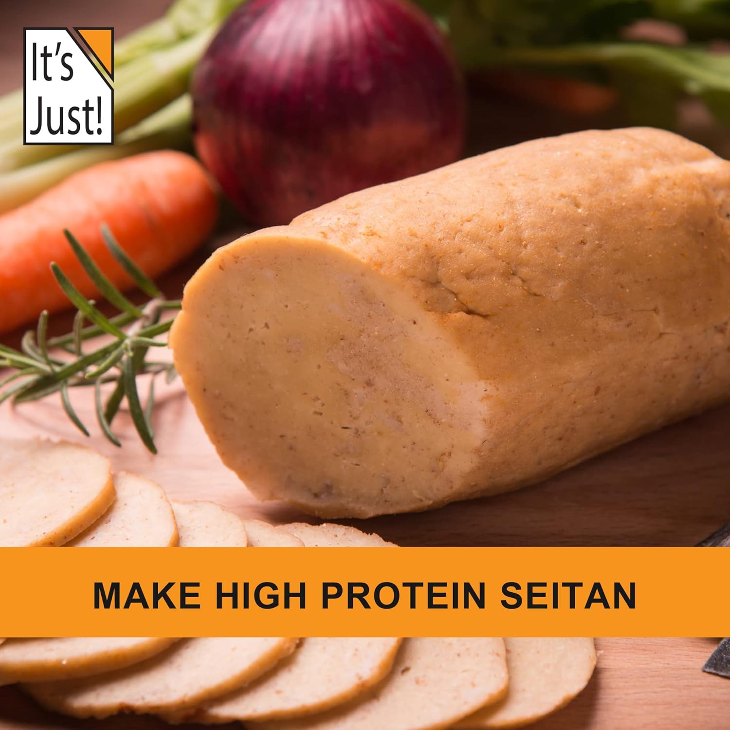 It'S Just - Vital Wheat Gluten, 1.25Lb, High Protein Wheat Flour, Vegan Friendly Seitan, Low Carb Bread, 20Oz : Grocery & Gourmet Food