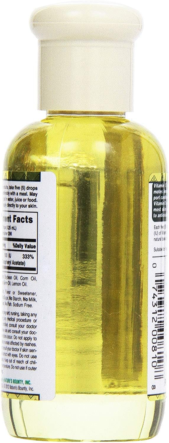 Nature's Bounty E Oil 30,000IU, 2.5 Fl. Oz (Pack of 2) : Health & Household