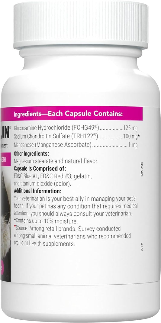 Nutramax Cosequin Joint Health Supplement For Cats - With Glucosamine And Chondroitin, 30 Capsules