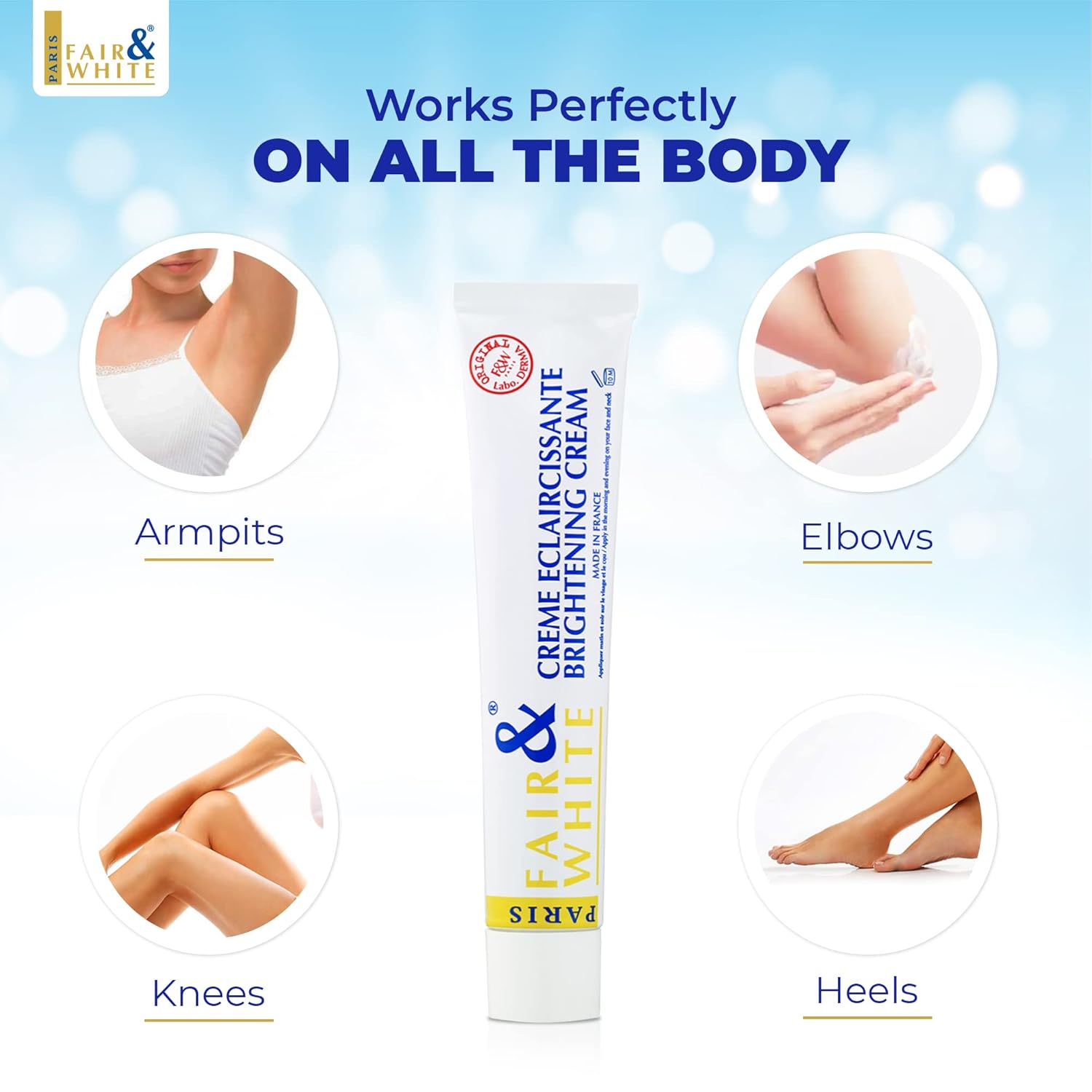 F&W Original Skin Brightening Cream By Fair And White - 1.7 Fl Oz / 50G : Beauty & Personal Care