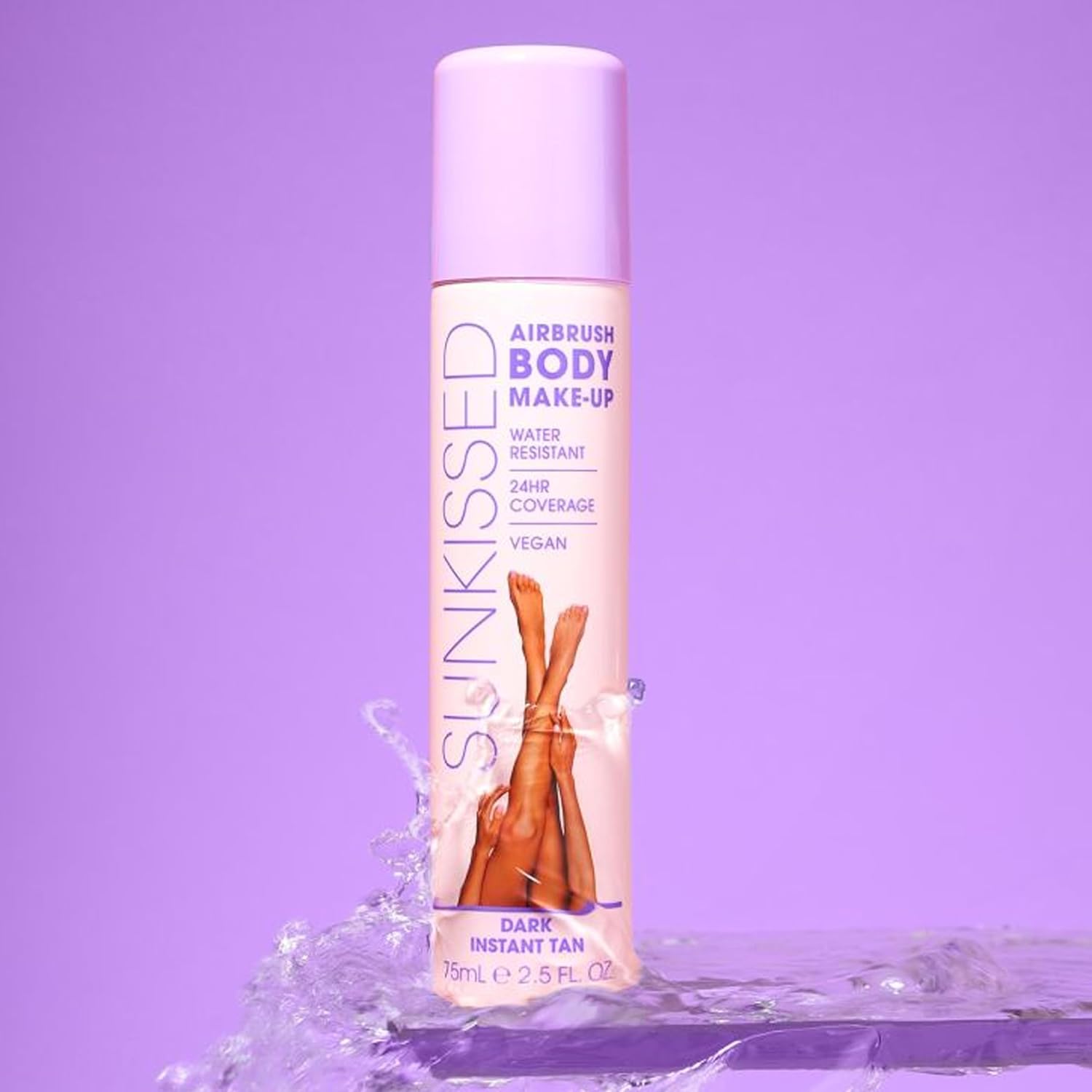 Sunkissed Airbrush Body Makeup 75Ml Dark